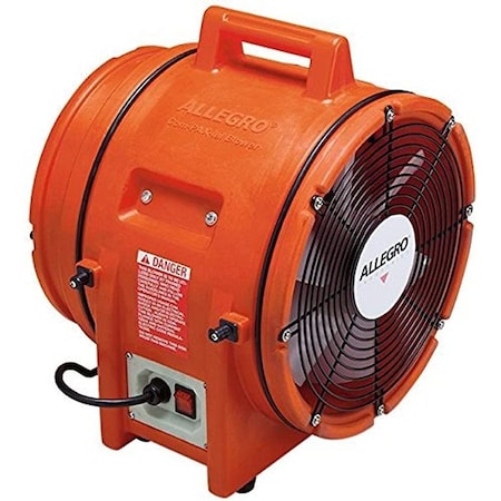 Allegro Industries 12 Axial Ac Plastic Blower, 220V50, 9543E 9543-E